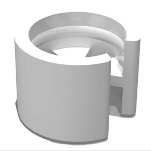 🩵White Plastic Clothing Clip On Hanger Size Tags